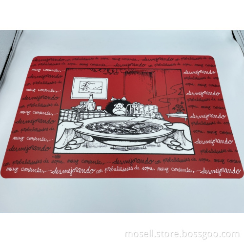 Cute Cartoon Character PVC Plastic Meal Mat